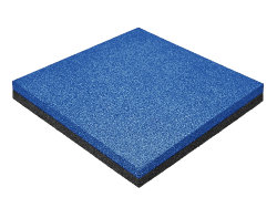 Резиновая плитка M-KORT STANDART, 500x500х15 мм, синяя